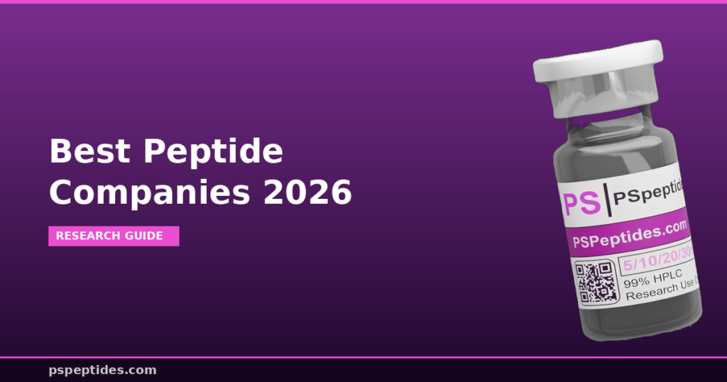Best Peptide Companies 2026 | PSPeptides