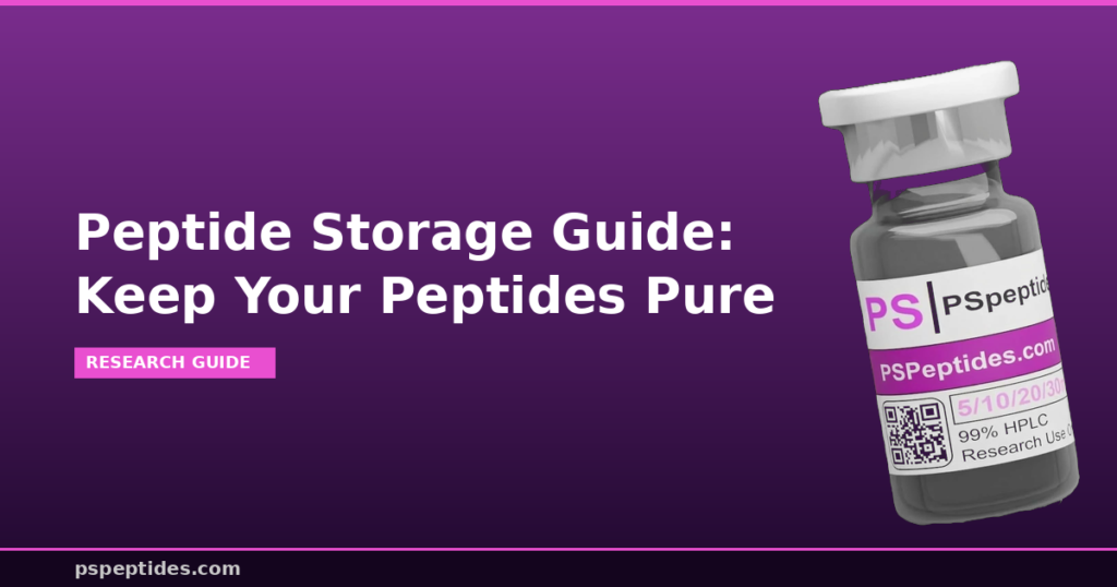 Peptide Storage Guide | PSPeptides