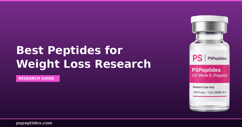 Best Peptides for Weight Loss Research | PSPeptides