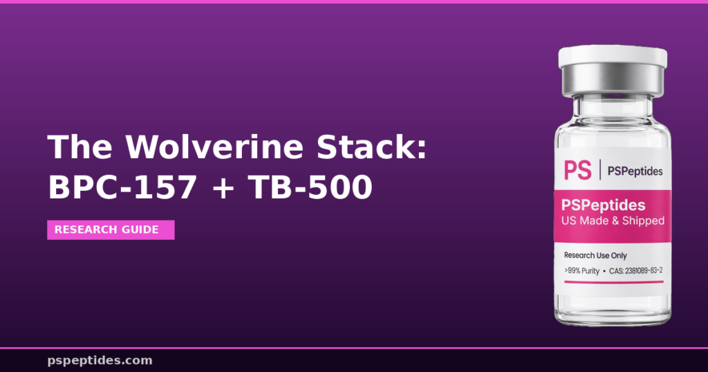 The Wolverine Stack BPC-157 TB-500 Guide | PSPeptides