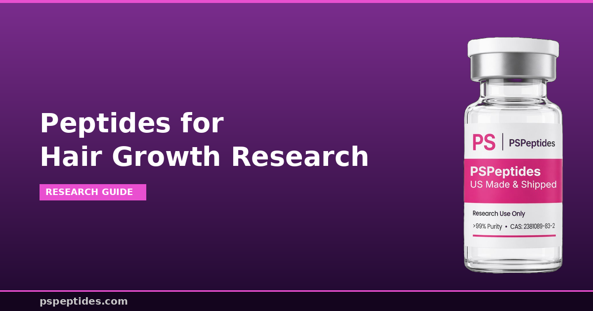 Peptide research approaches for hair growth and follicle biology — GHK-Cu stacking protocols