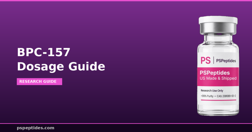 BPC-157 Dosage Guide | PSPeptides