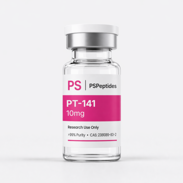 buy PT-141 Bremelanotide research peptide vial PSPeptides