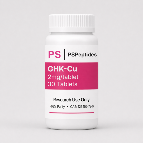 buy GHK-Cu tablets 2mg oral copper peptide PSPeptides research