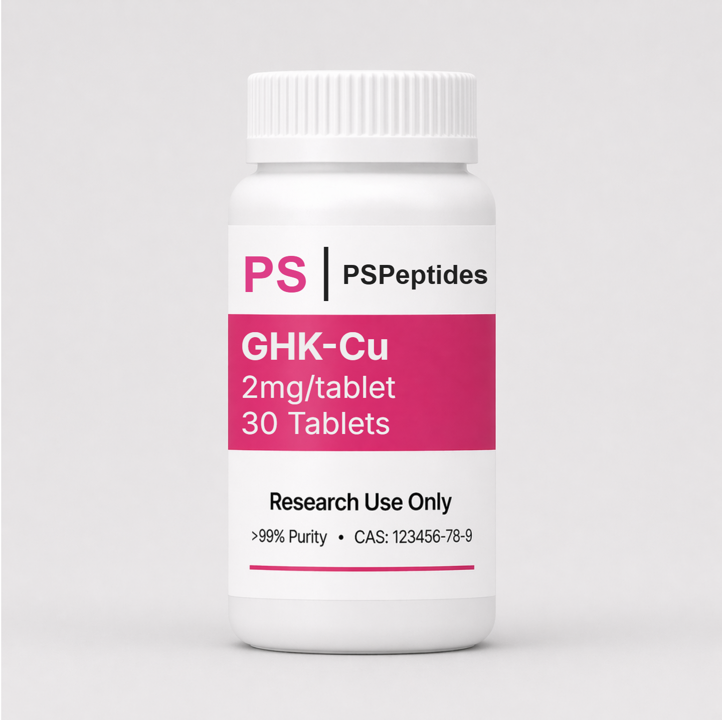 buy GHK-Cu tablets 2mg oral copper peptide PSPeptides research