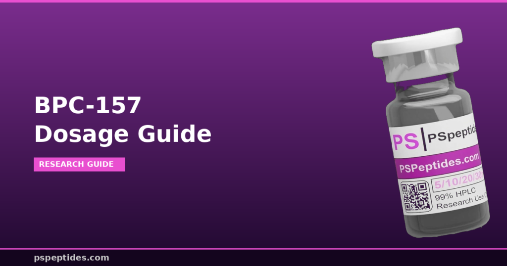 BPC-157 Dosage Guide | PSPeptides