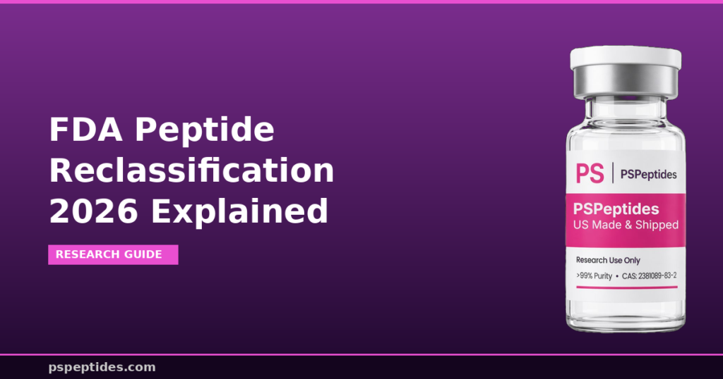 FDA Peptide Reclassification 2026 Explained