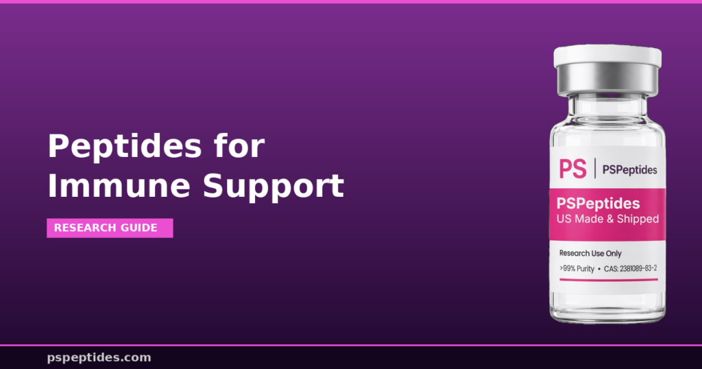 Peptides for Immune Support Research