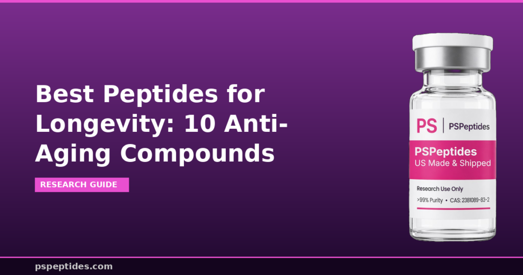 Best Peptides for Longevity Anti-Aging Compounds