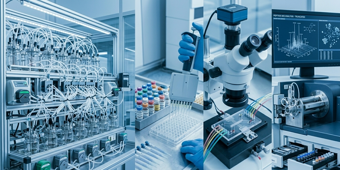 peptide molecular structure lab research terms defined visual