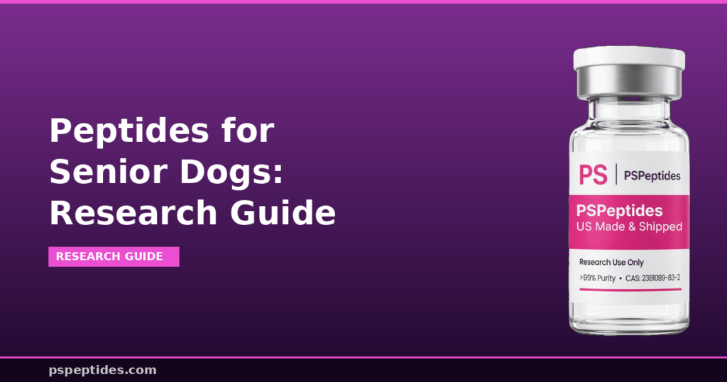 Peptides for Senior Dogs Research Guide