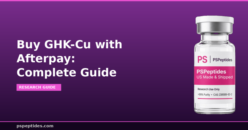 Buy GHK-Cu with Afterpay Complete Guide