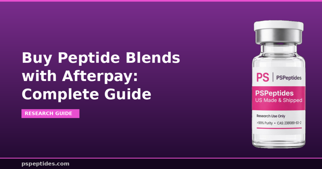 Buy Peptide Blends with Afterpay Guide