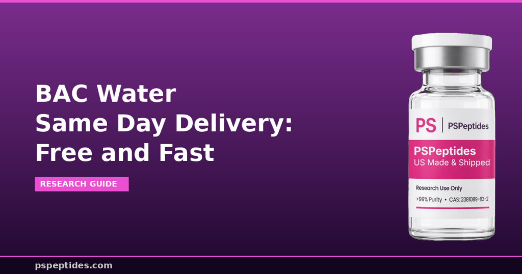 BAC Water Same Day Delivery Free and Fast