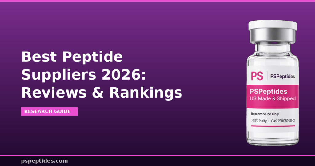 Best Peptide Suppliers 2026 Reviews Rankings