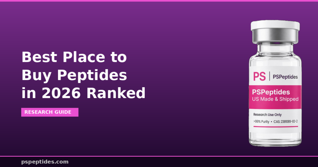 Best Place to Buy Peptides 2026 Ranked