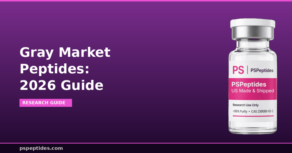Gray Market Peptides 2026 Guide