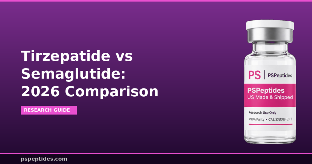 Tirzepatide vs Semaglutide Comparison 2026