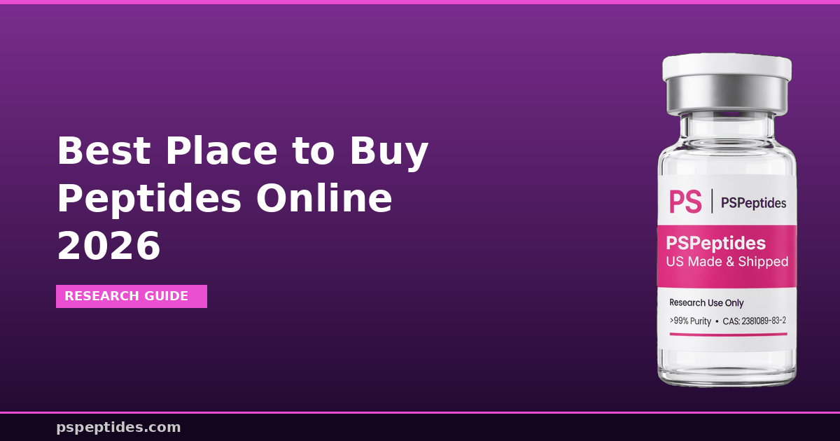 Best Place to Buy Peptides: Proven Guide 2026