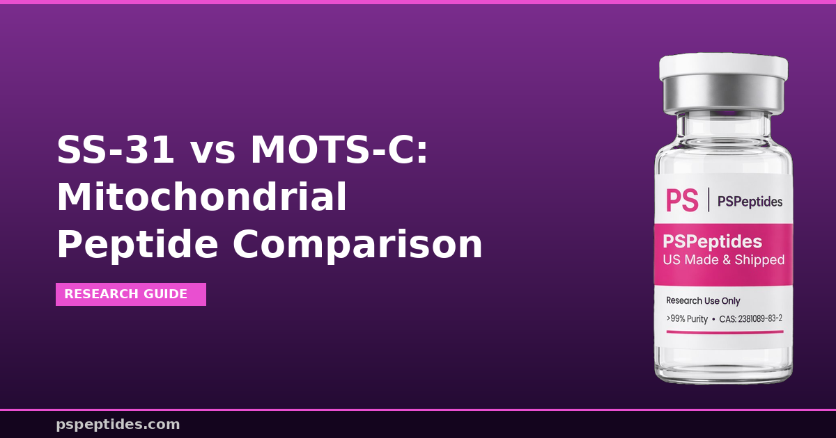 SS-31 vs MOTS-C: Best Comparison Guide 2026