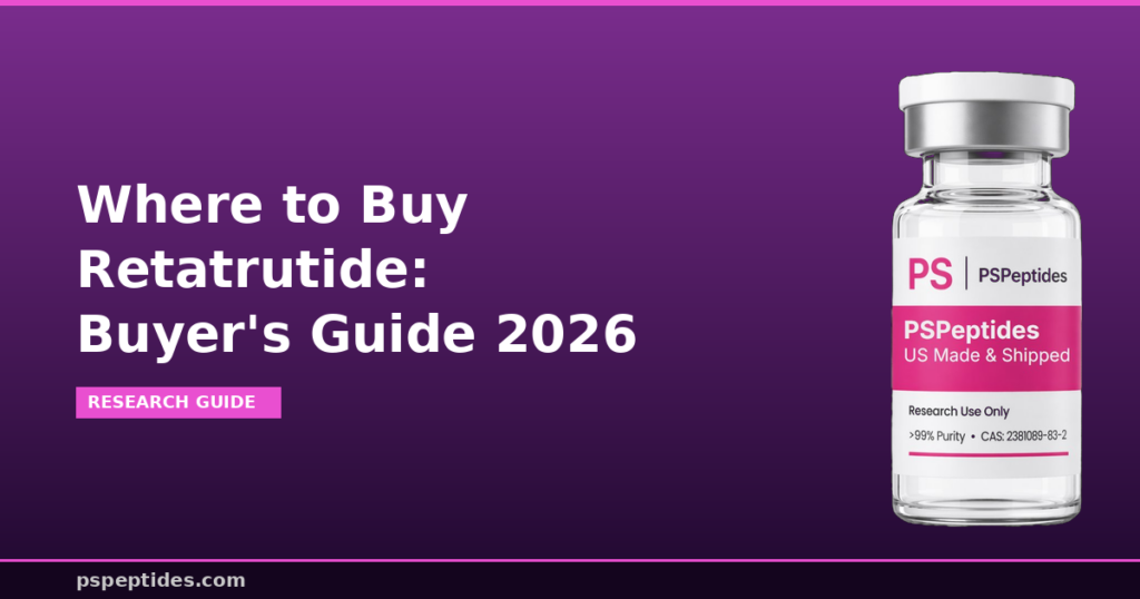 Where to Buy Retatrutide Buyers Guide 2026