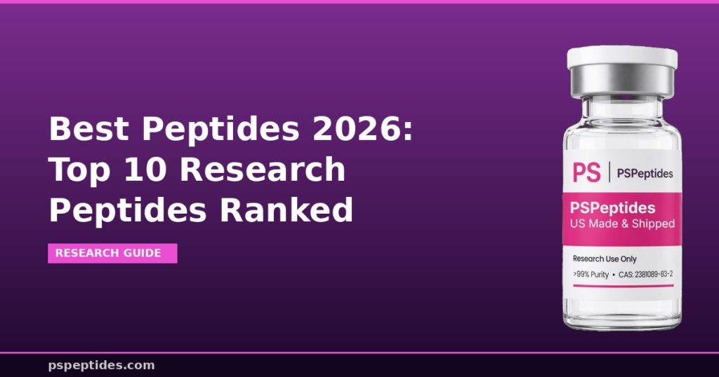 Best Peptides 2026 Top 10 Ranked