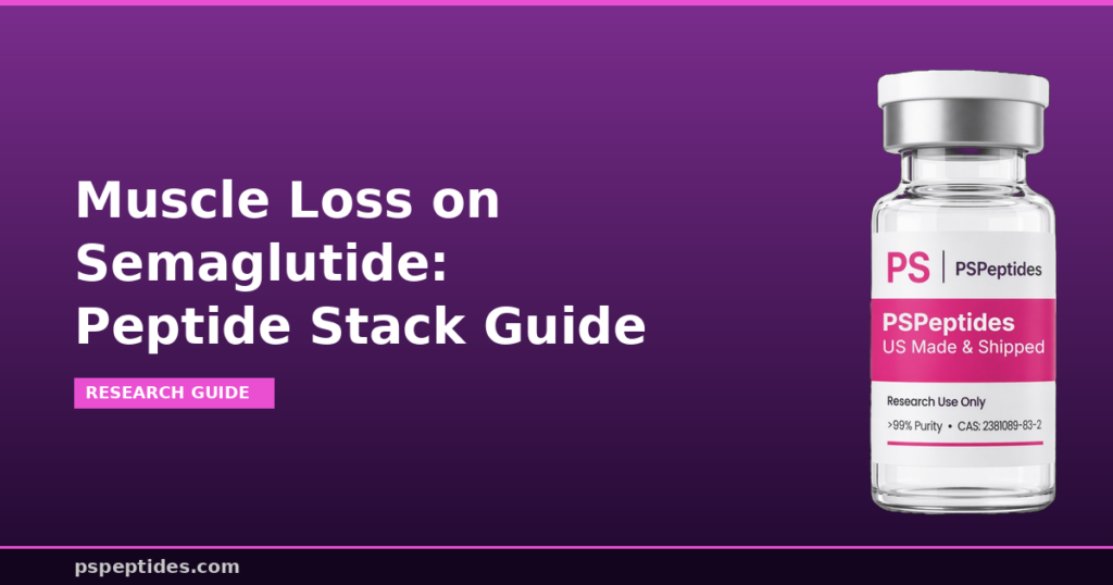 Muscle Loss on Semaglutide Peptide Stack Guide
