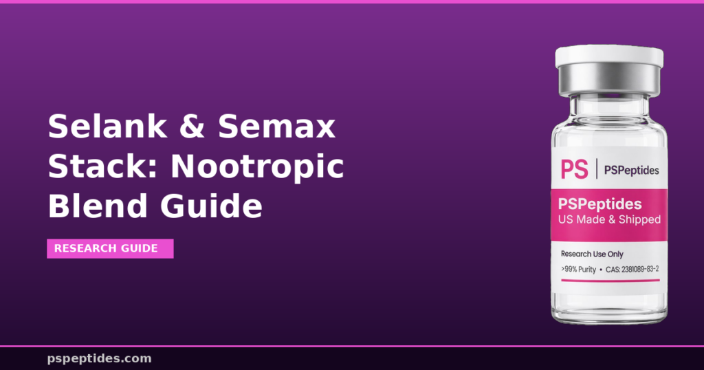 Selank Semax Stack Nootropic Blend Guide