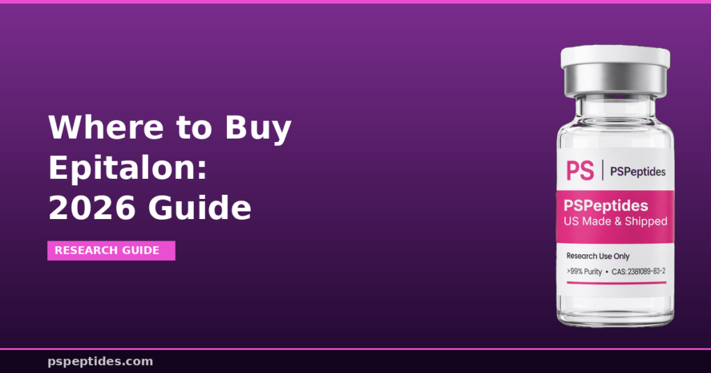 Where to Buy Epitalon 2026 Guide