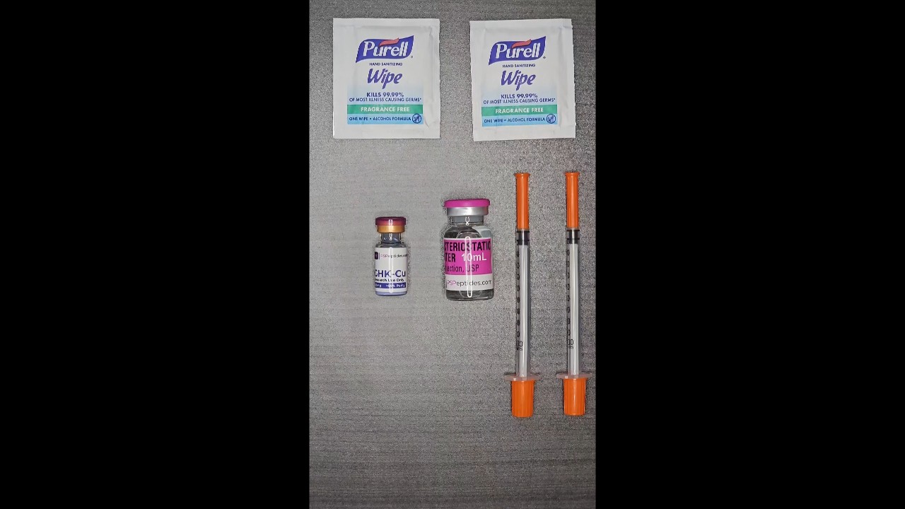 Peptide reconstitution video guide