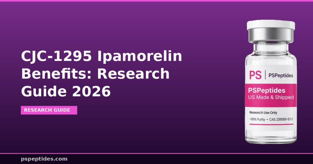 CJC-1295 Ipamorelin Benefits Research Guide 2026