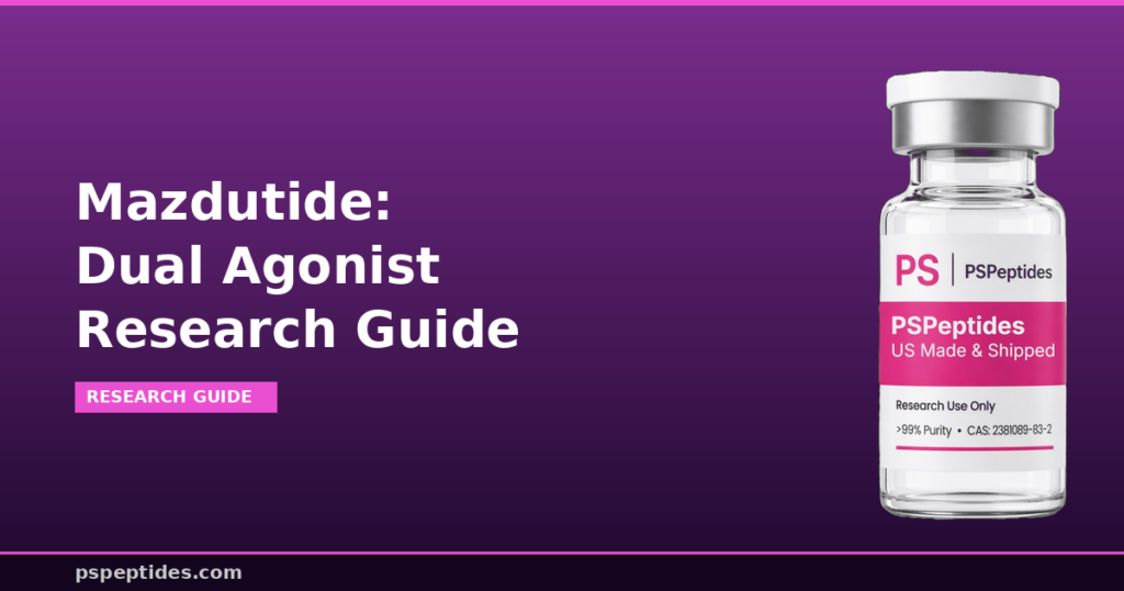 Mazdutide Dual Agonist Research Guide 2026