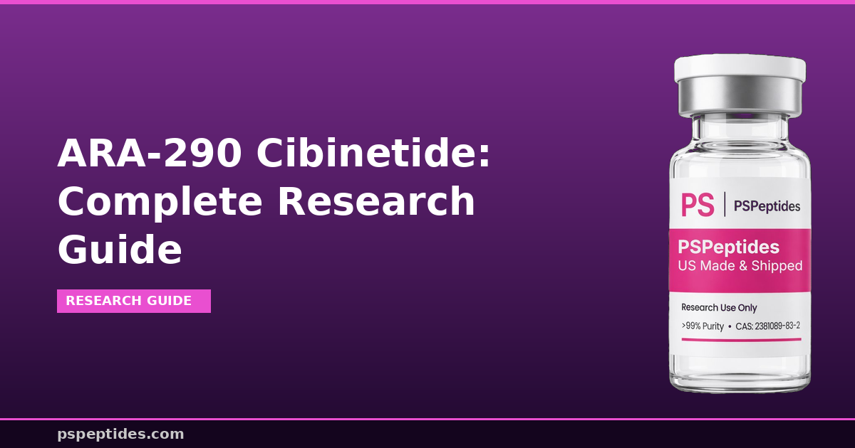 ARA-290 Cibinetide Research Guide 2026