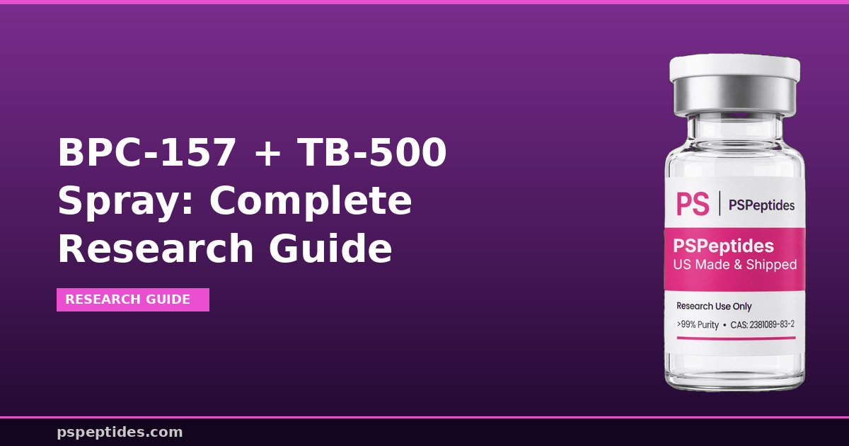 bpc-157 tb-500 research & - 10MG/20MG BPC-157 TB-500 Spray Guide 2026