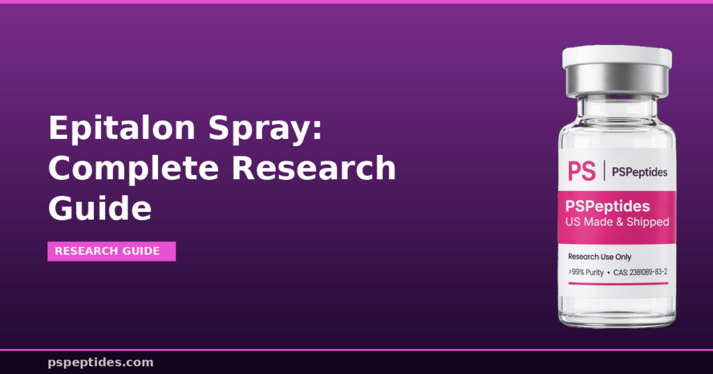 Epitalon Spray Research Guide 2026
