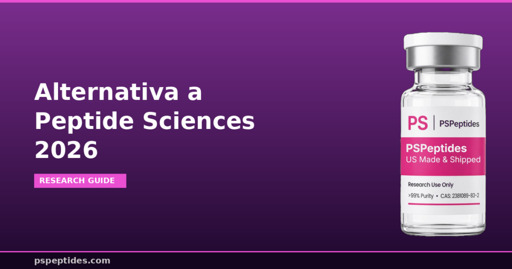 Alternativa a Peptide Sciences 2026