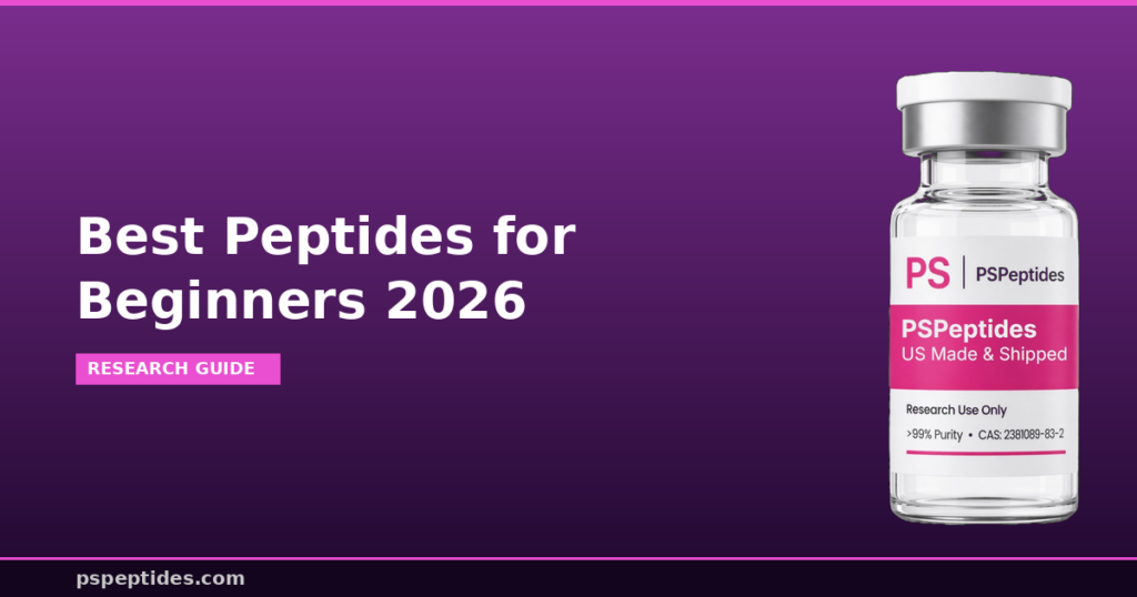 Best Peptides for Beginners 2026