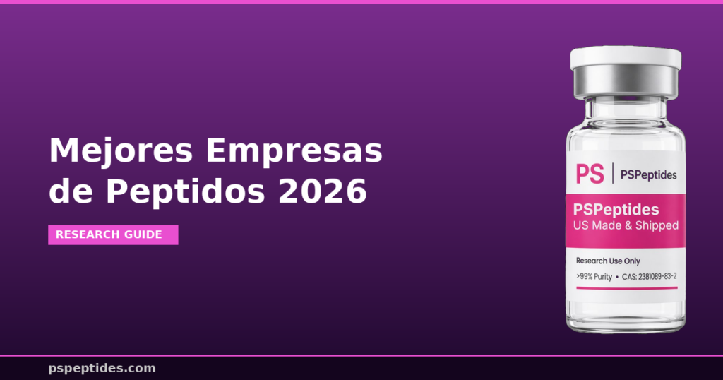Mejores Empresas de Peptidos 2026