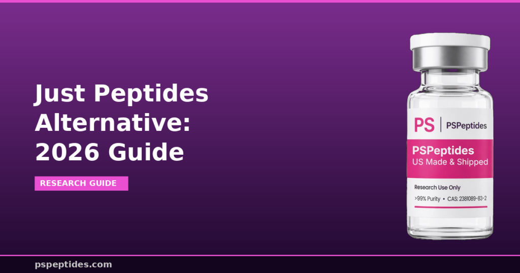 Just Peptides Alternative 2026 Guide