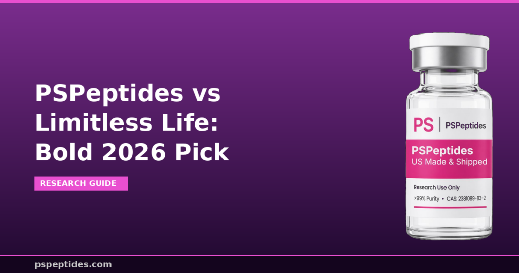 PSPeptides vs Limitless Life Bold 2026 Pick