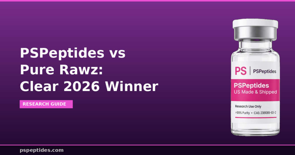 PSPeptides vs Pure Rawz Clear 2026 Winner