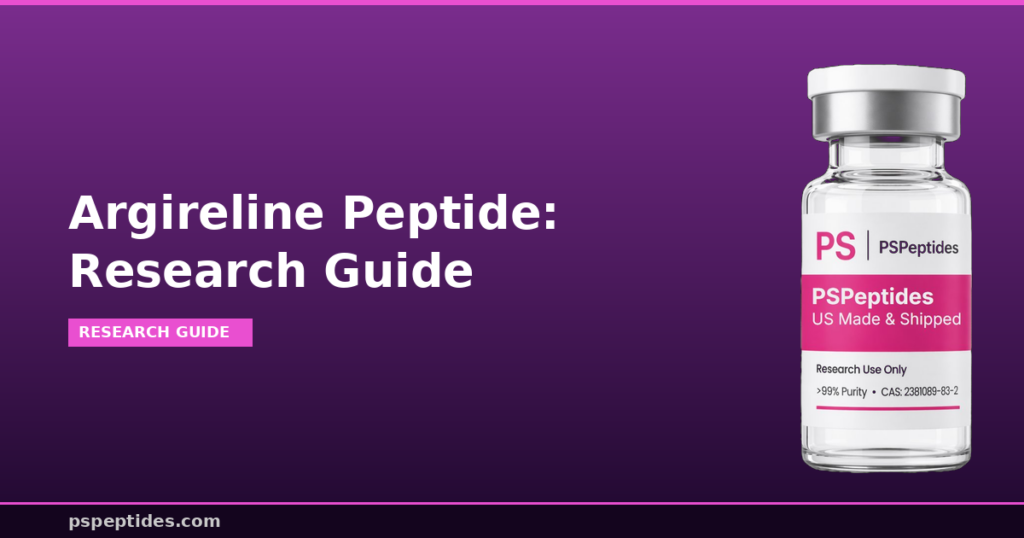 Argireline Peptide Research Guide