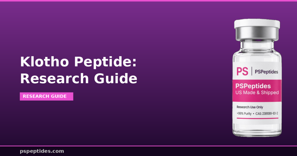 Klotho Peptide Research Guide