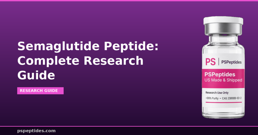 Semaglutide Peptide Complete Research Guide