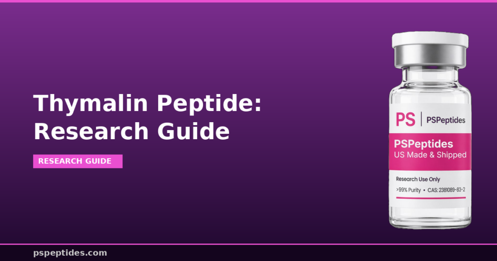 Thymalin Peptide Research Guide