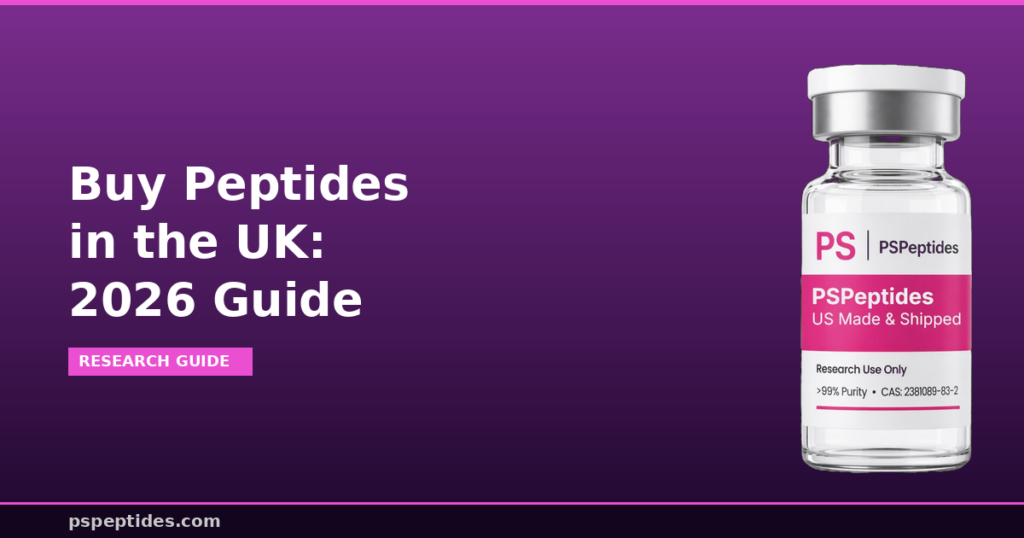 Buy Peptides in the UK 2026 Guide