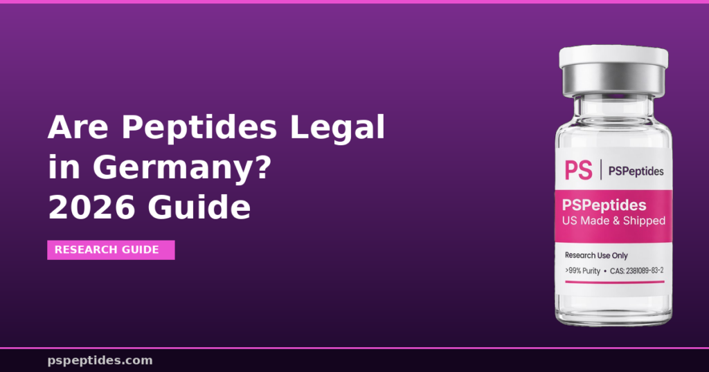 Are Peptides Legal in Germany 2026