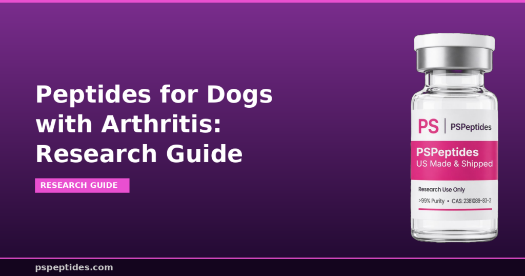 Peptides for Dogs with Arthritis Research Guide