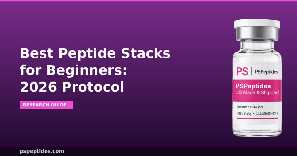 Best Peptide Stacks for Beginners 2026
