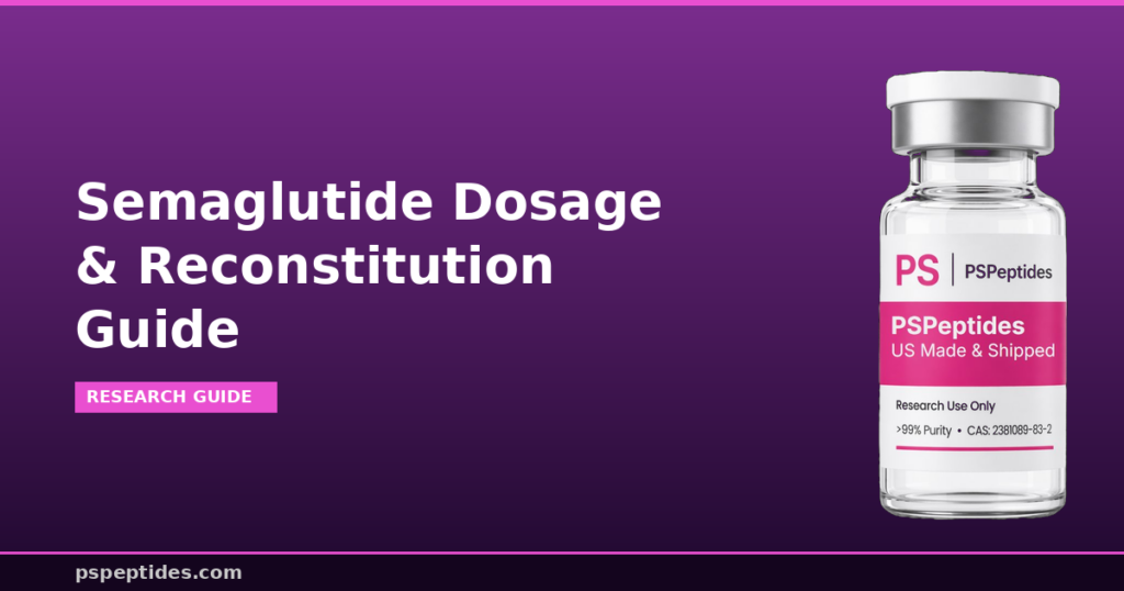 Semaglutide Dosage and Reconstitution Guide